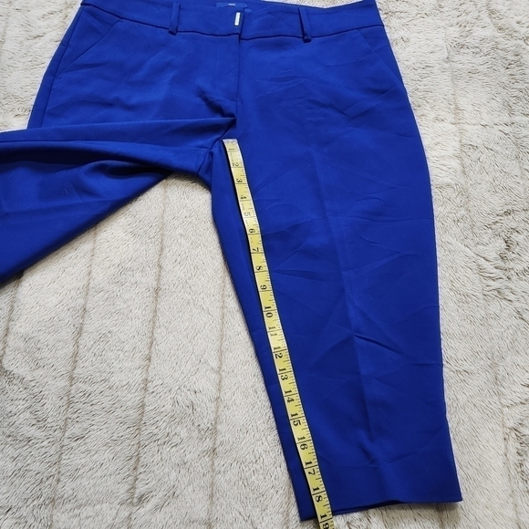 Size 12 Capri Royal blue pockets Cotton Summer slim fit pants APT.9 - Picture 14 of 15